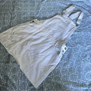 Cotton on white overall dress
